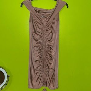 Fashion Nova Off the Shoulder Rouched Dress